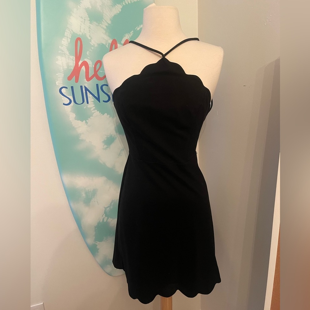 Lush - Black Halter Dress